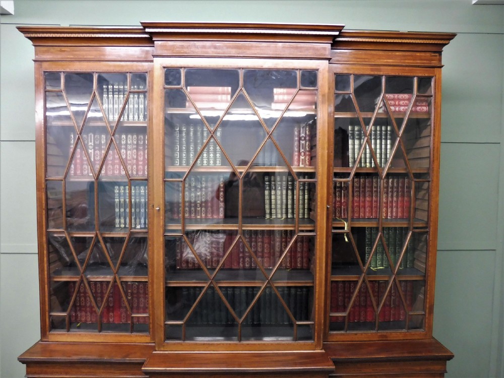 LARGE INLAID LIBRARY BOOKCASE View III