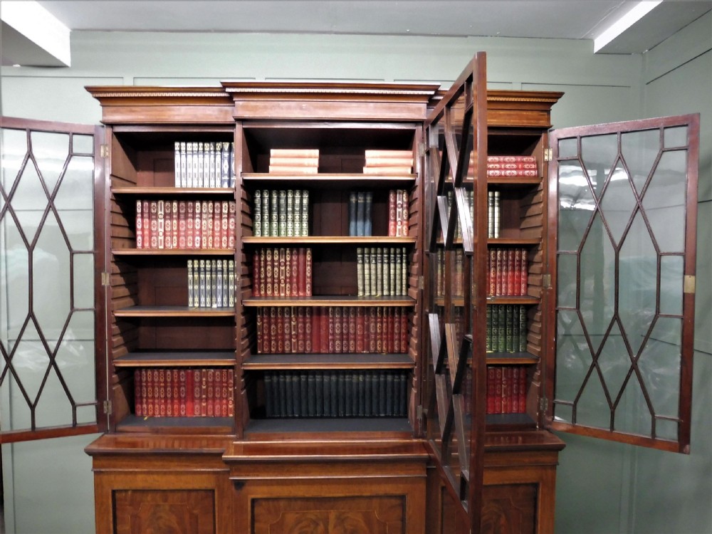 LARGE INLAID LIBRARY BOOKCASE View VII