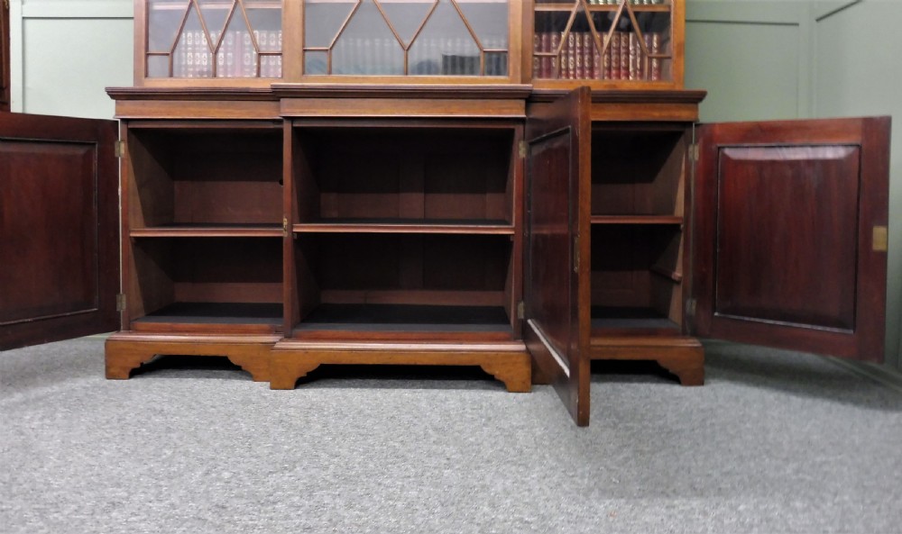 LARGE INLAID LIBRARY BOOKCASE View VIII