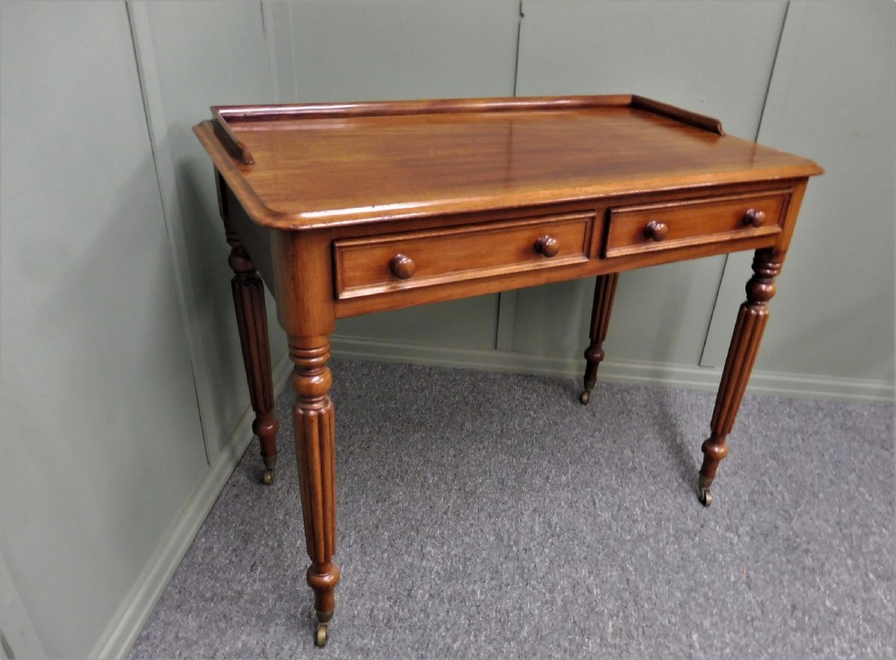 VICTORIAN MAHOGANY WRITING TABLE View V