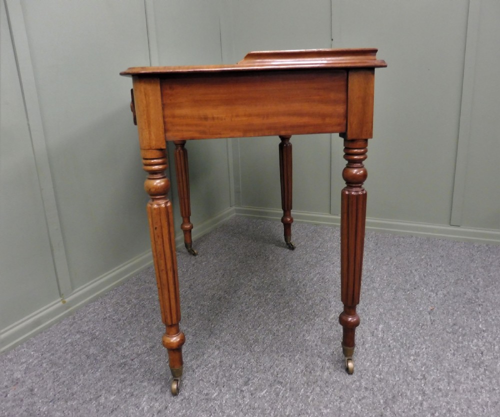 VICTORIAN MAHOGANY WRITING TABLE View XIII