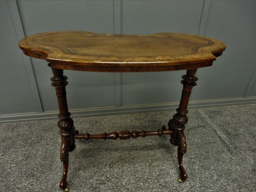 BEAUTIFUL VICTORIAN LADIES WRITING TABLE View IX