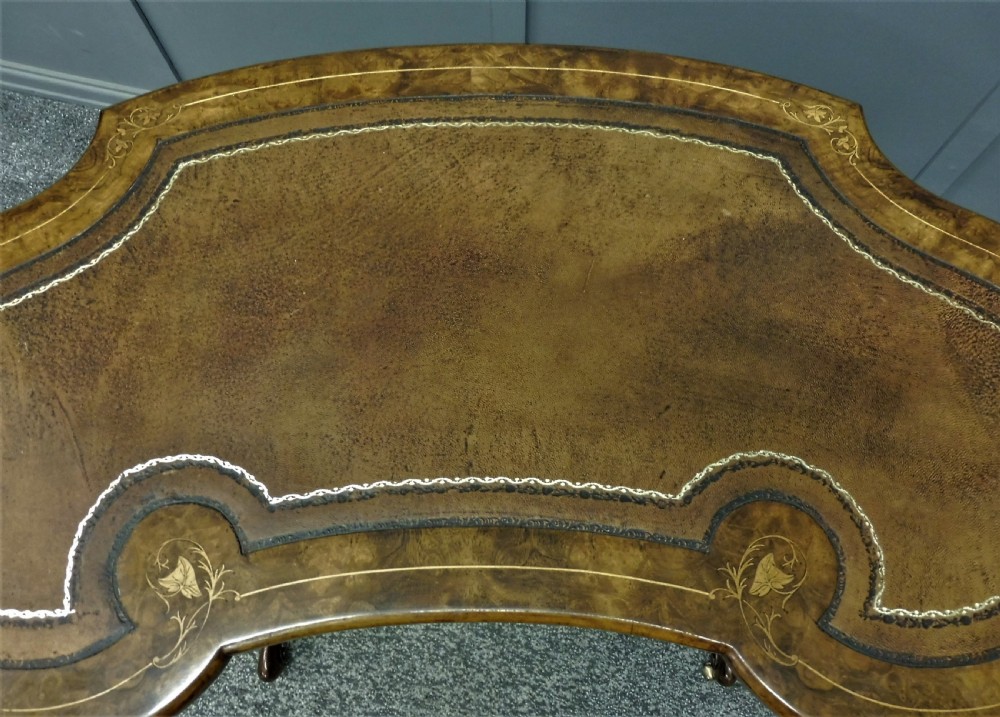 BEAUTIFUL VICTORIAN LADIES WRITING TABLE View XIII