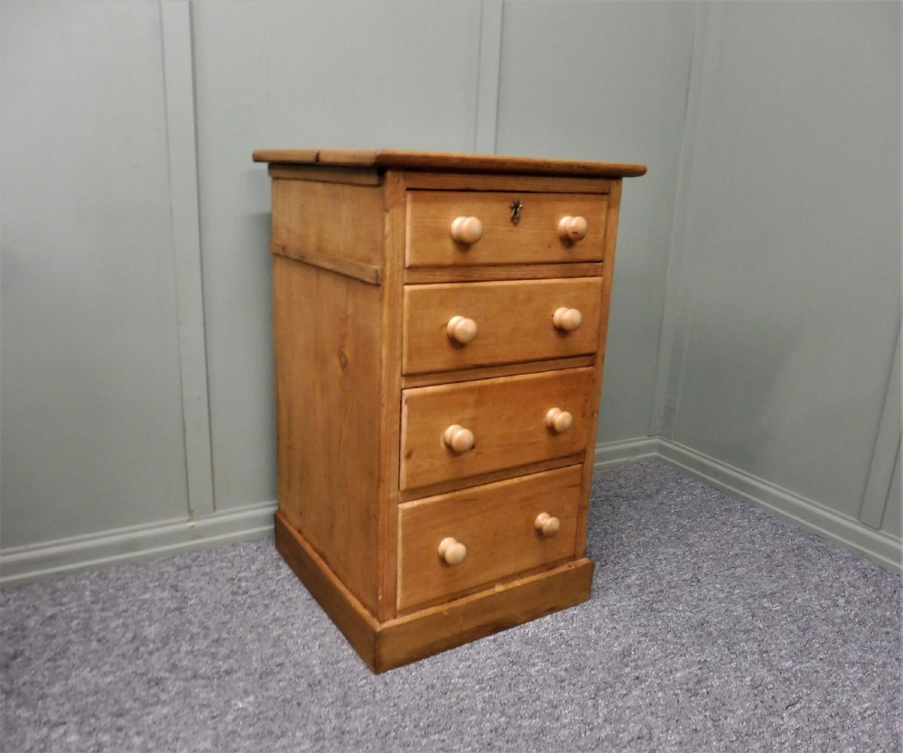 PAIR OF VICTORIAN PINE BEDSIDE CHESTS View IV