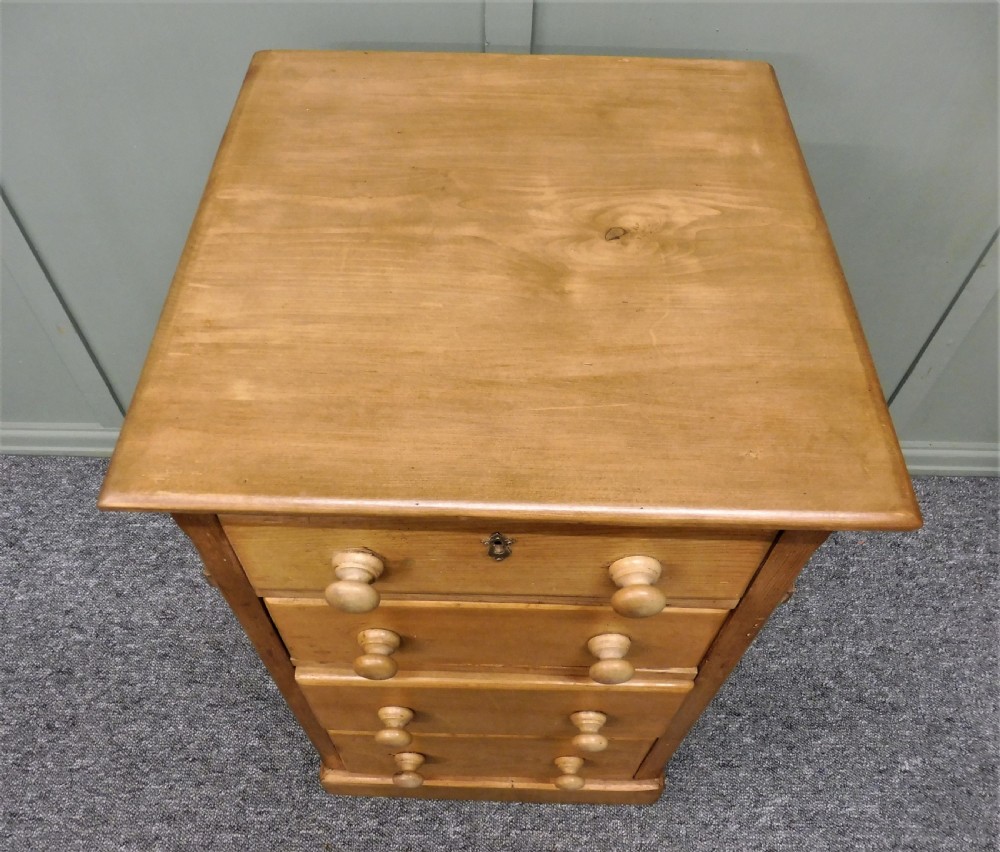 PAIR OF VICTORIAN PINE BEDSIDE CHESTS View VII