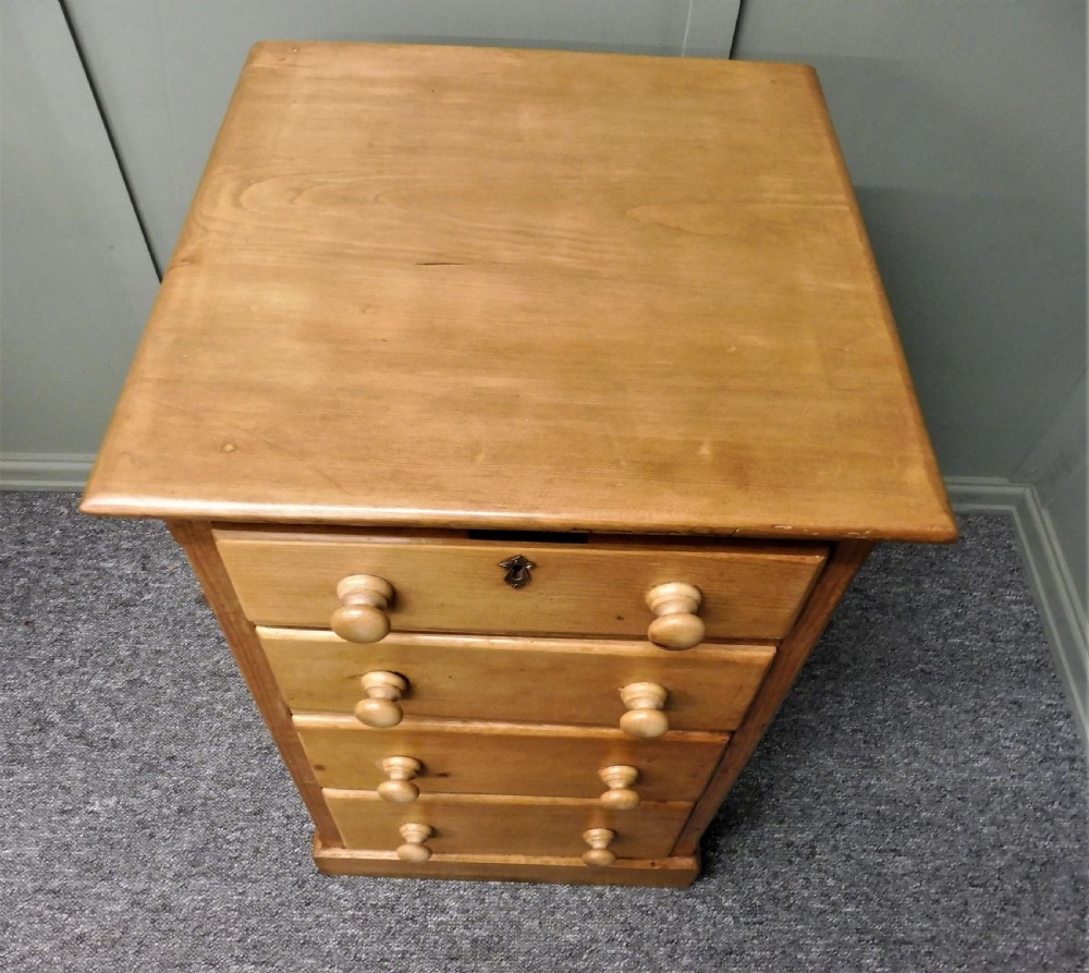 PAIR OF VICTORIAN PINE BEDSIDE CHESTS View VIII