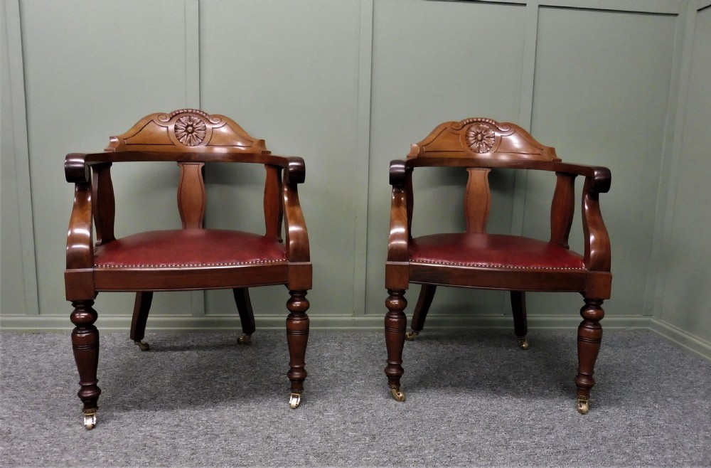 PAIR OF DESK OR LIBRARY CHAIRS View II