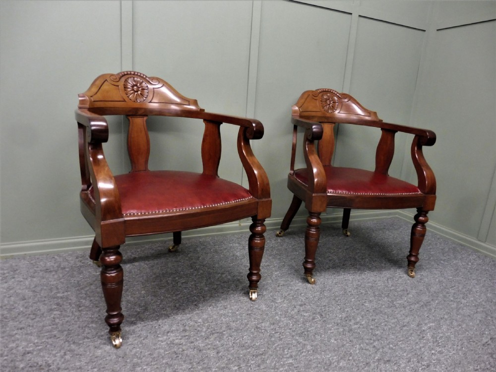 PAIR OF DESK OR LIBRARY CHAIRS View III