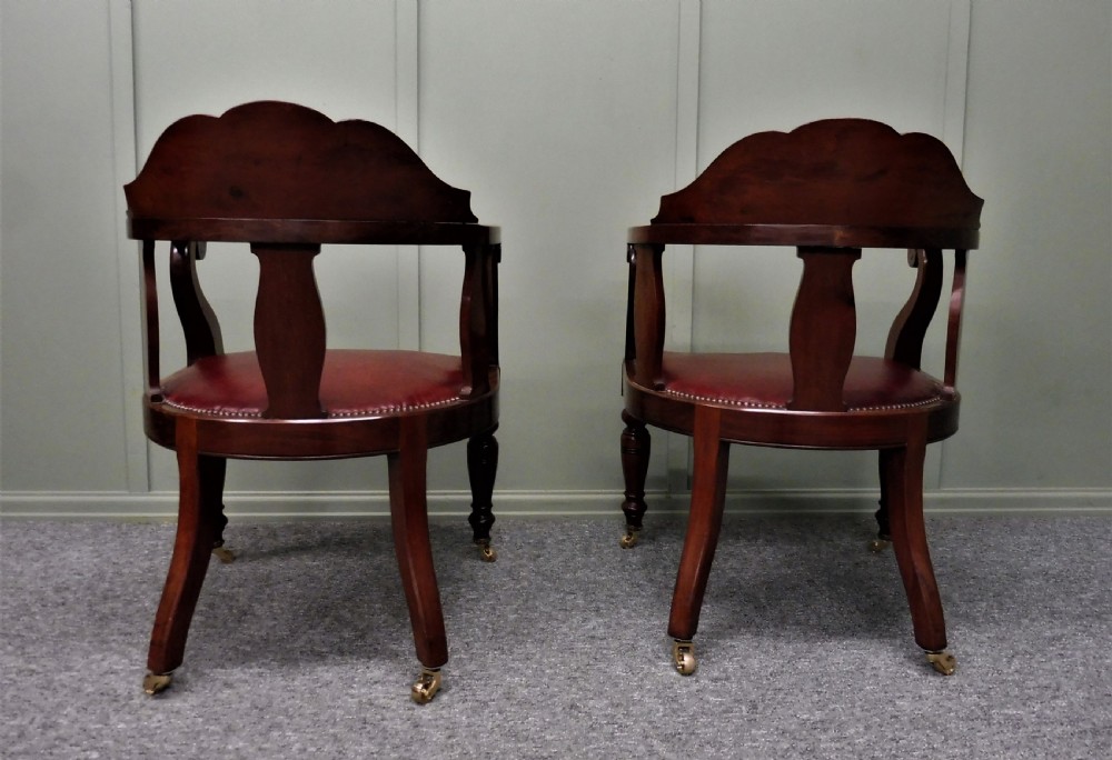 PAIR OF DESK OR LIBRARY CHAIRS View VI