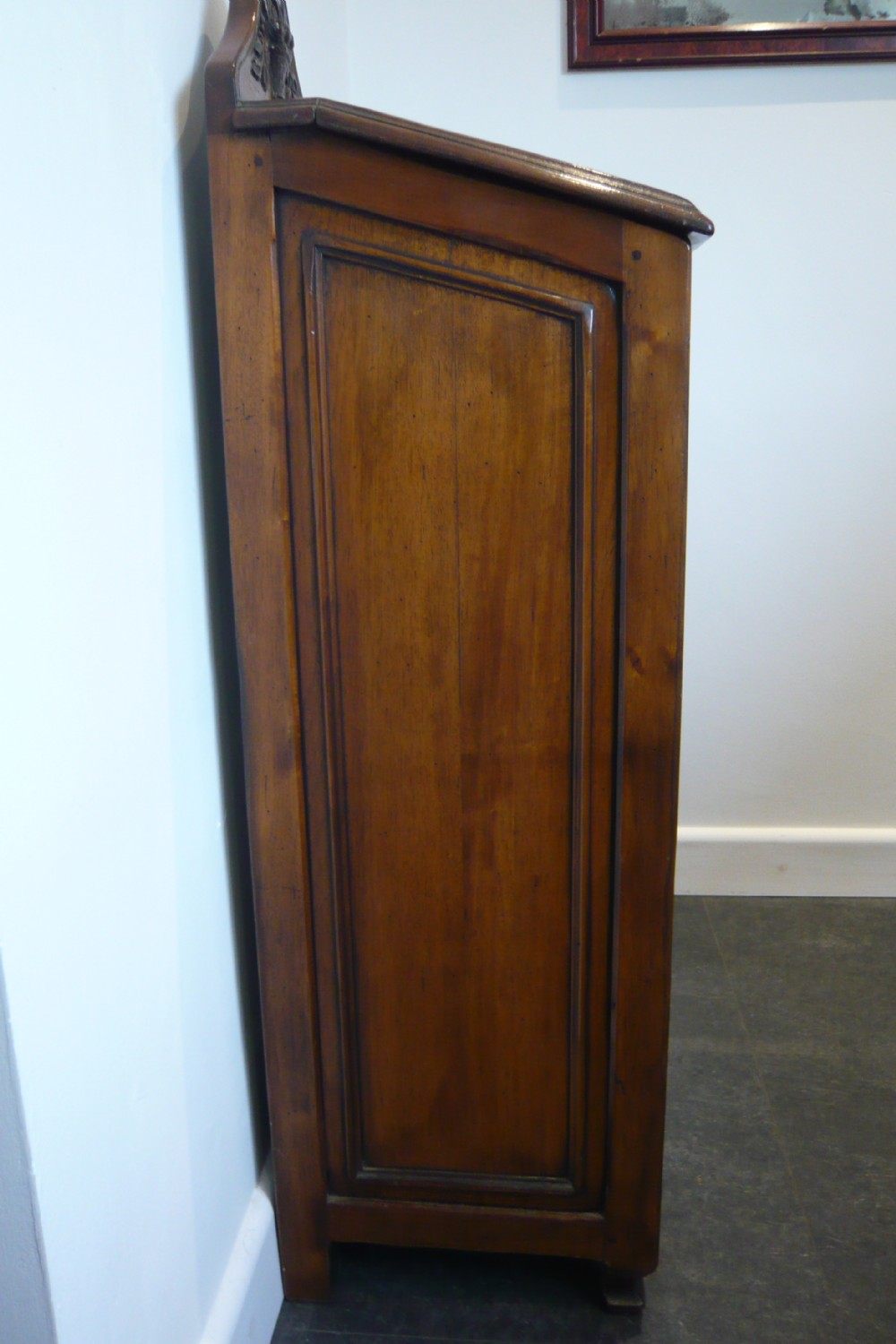 Early 20th Century French Provincial Baguette Box Chateau  View III