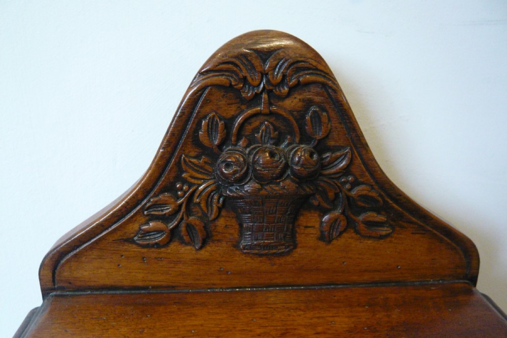 Early 20th Century French Provincial Baguette Box Chateau  View IV