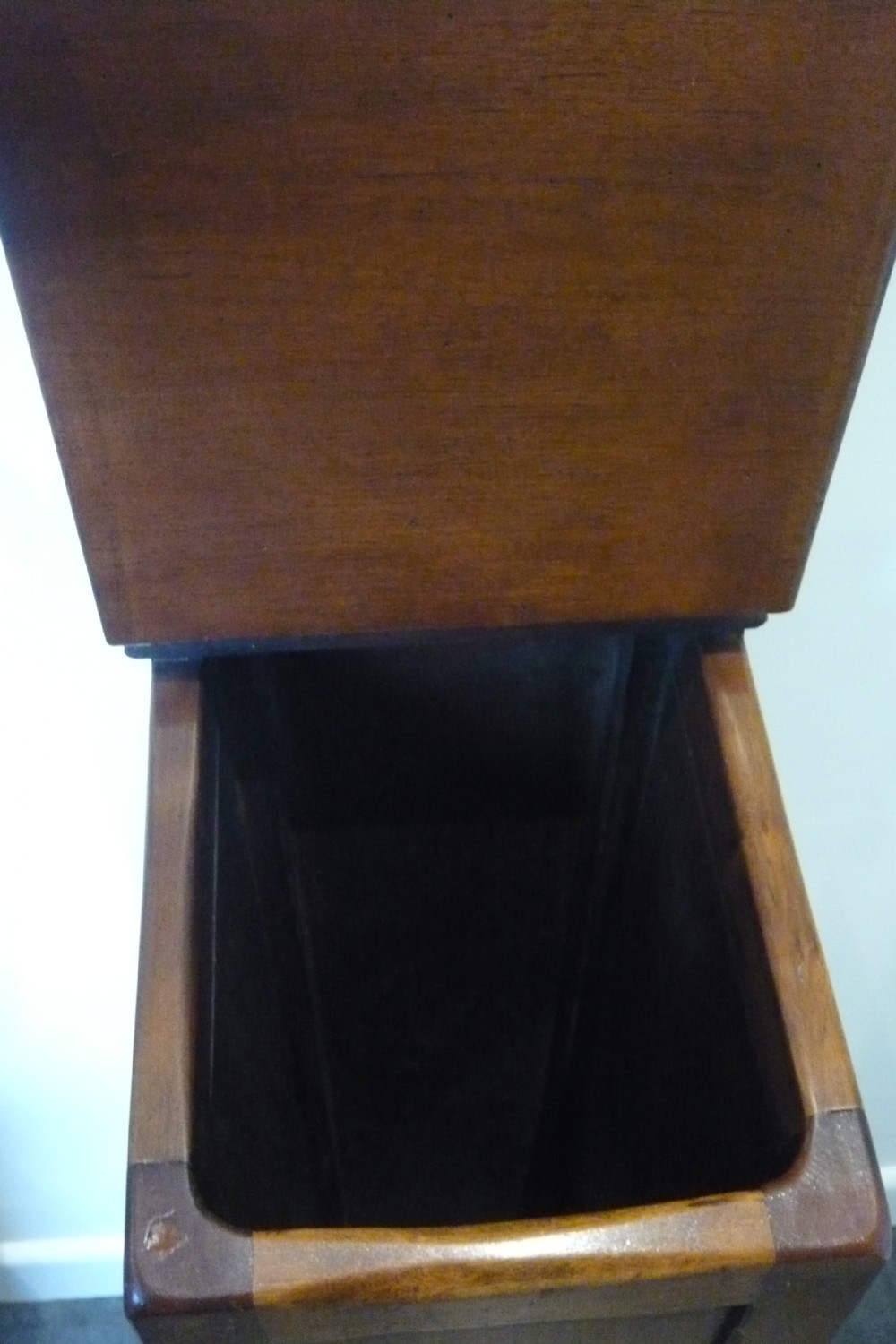 Early 20th Century French Provincial Baguette Box Chateau  View V
