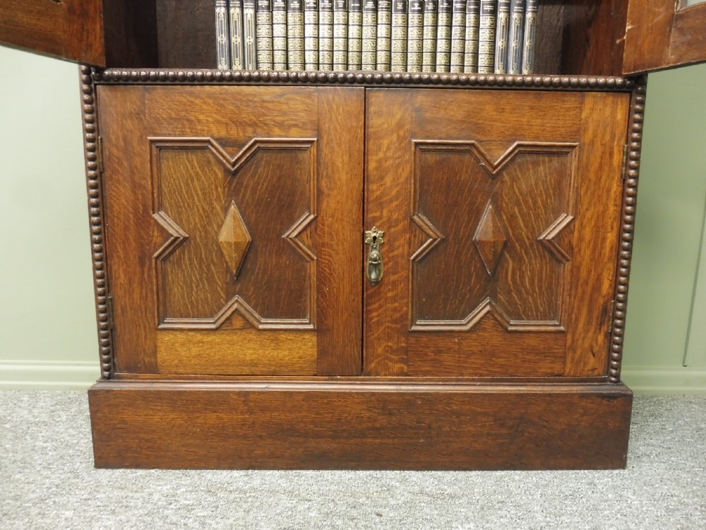TALL SLIM OAK BOOKCASE View VII