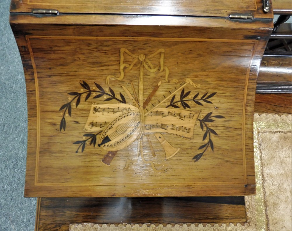 LOVELY INLAID ROSEWOOD DESK BY MAPLE AND CO View VIII