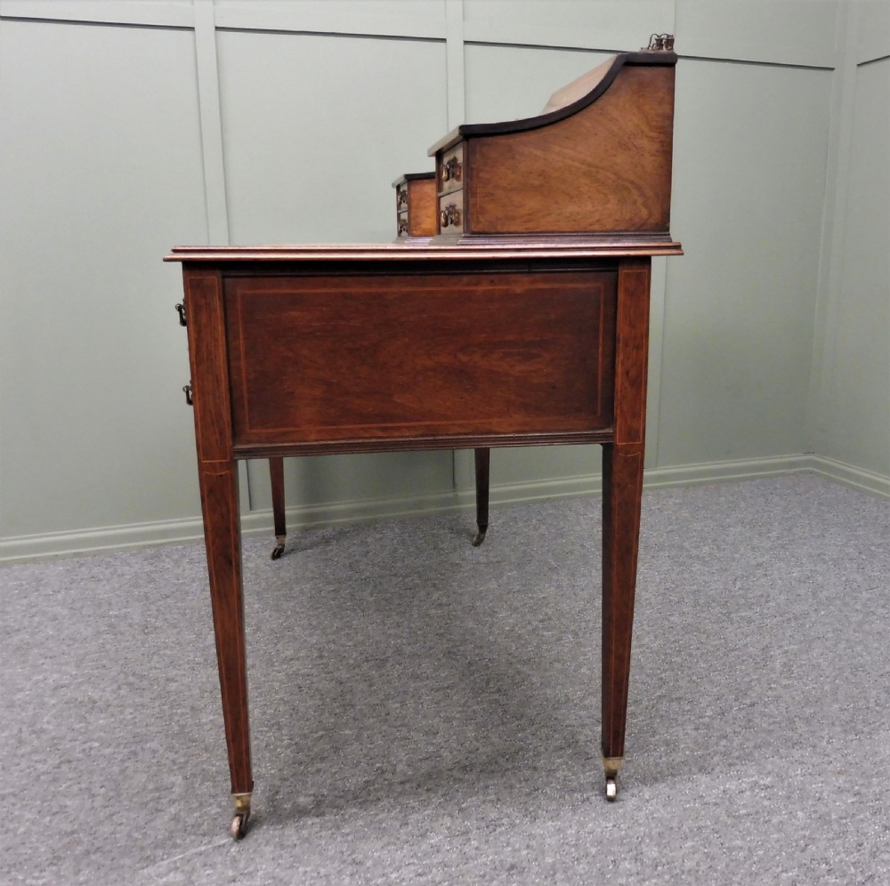 LOVELY INLAID ROSEWOOD DESK BY MAPLE AND CO View X