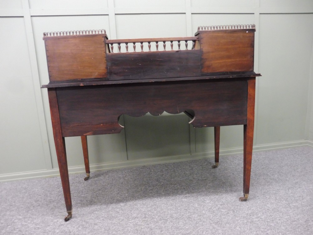 LOVELY INLAID ROSEWOOD DESK BY MAPLE AND CO View XIX