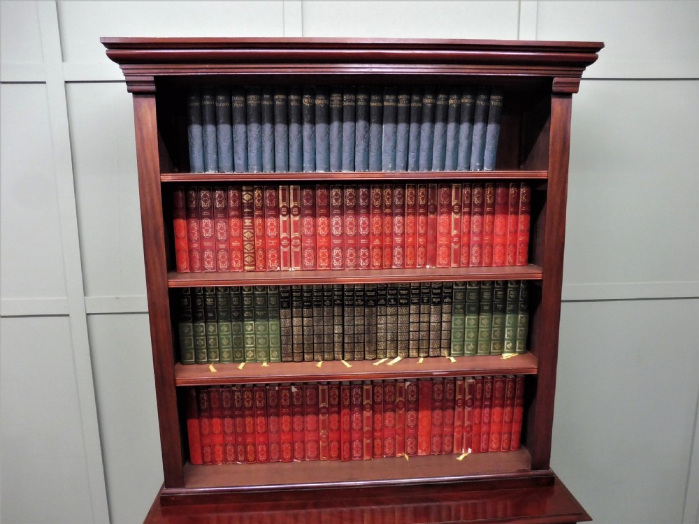 VICTORIAN MAHOGANY OPEN BOOKCASE View V