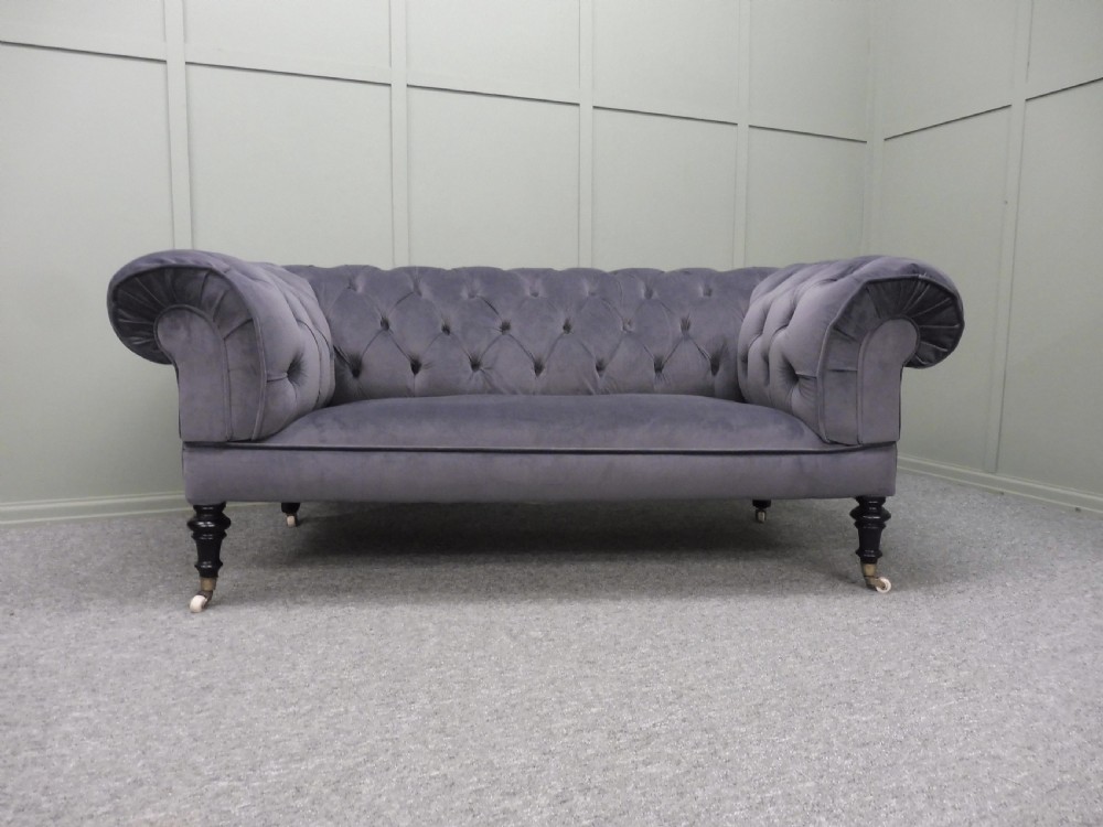 RESTORED VICTORIAN CHESTERFIELD SOFA