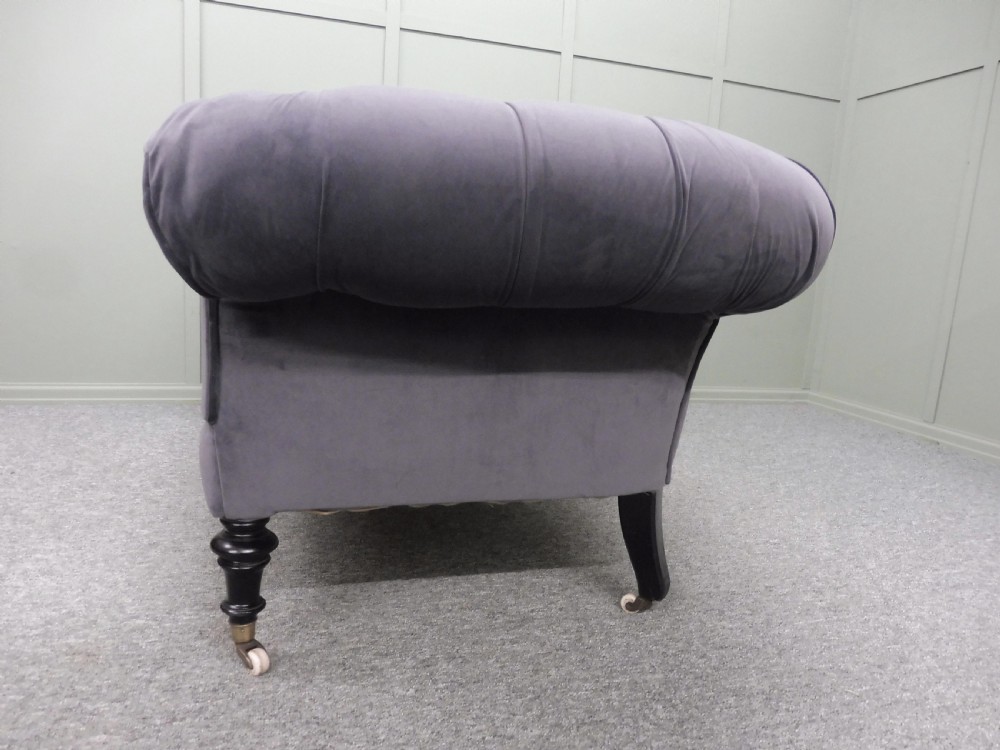 RESTORED VICTORIAN CHESTERFIELD SOFA View V
