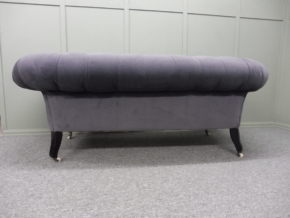 RESTORED VICTORIAN CHESTERFIELD SOFA View VI