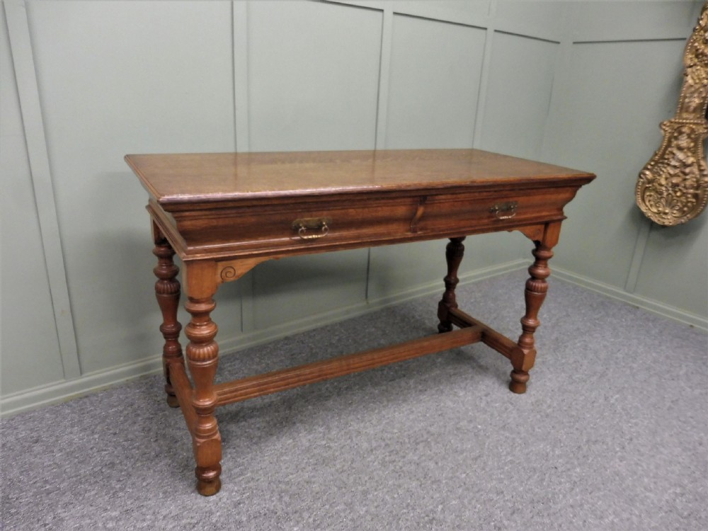 OAK HALL OR SIDE TABLE BY GILLOW AND CO View II