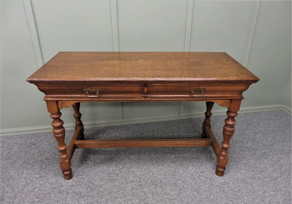 OAK HALL OR SIDE TABLE BY GILLOW AND CO View III