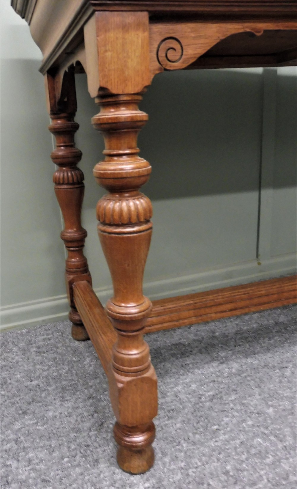 OAK HALL OR SIDE TABLE BY GILLOW AND CO View V
