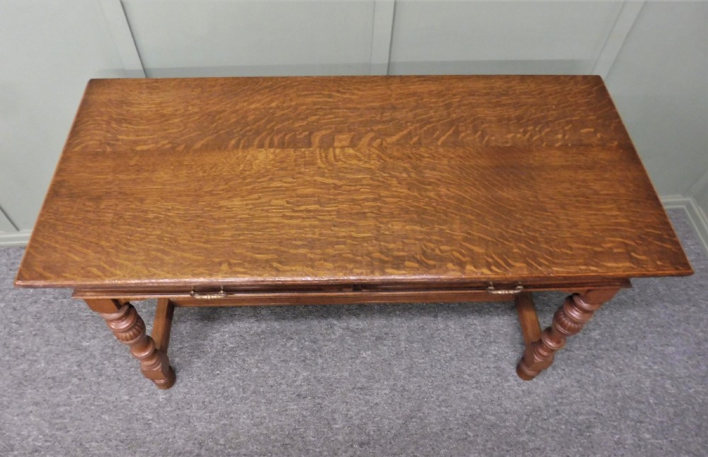 OAK HALL OR SIDE TABLE BY GILLOW AND CO View VI