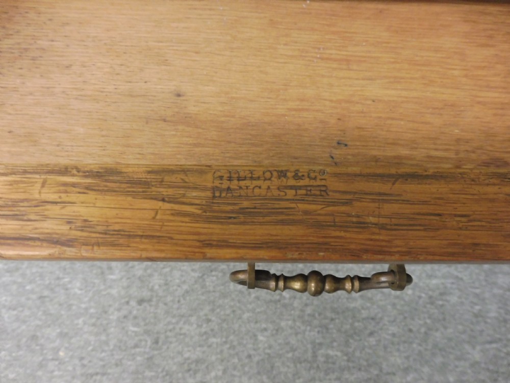 OAK HALL OR SIDE TABLE BY GILLOW AND CO View VIII