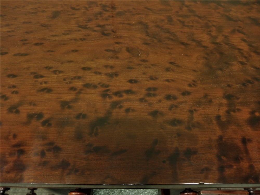 VICTORIAN PEDESTAL DESK IN PLUM PUDDING MAHOGANY View V