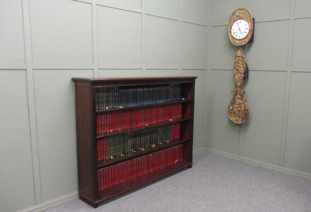 EDWARDIAN MAHOGANY BOOKCASE