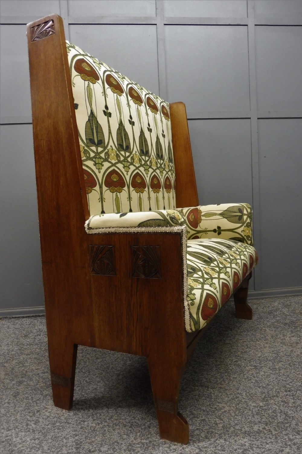 RARE SCOTTISH ARTS AND CRAFTS BENCH View VII