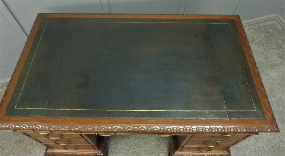 ANTIQUE MAHOGANY DESK View VI
