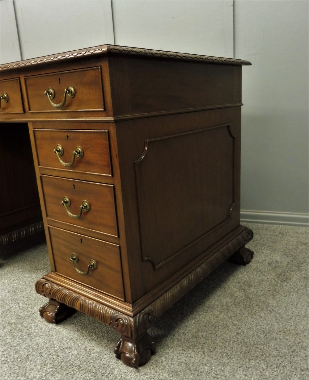 ANTIQUE MAHOGANY DESK View VIII
