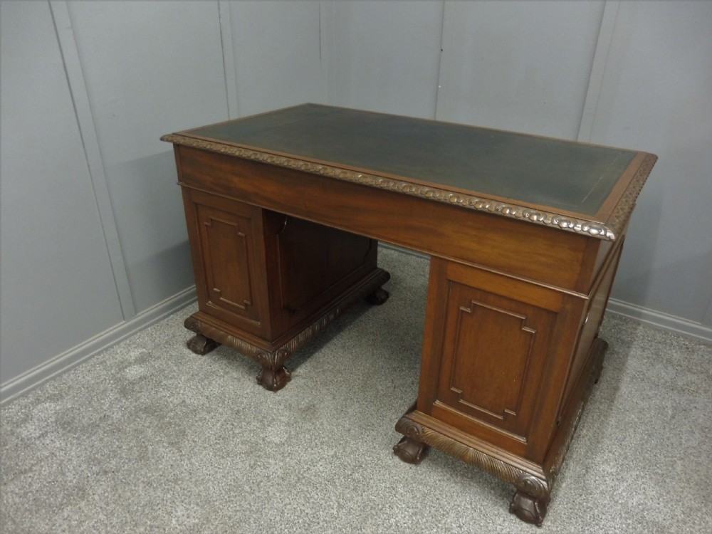 ANTIQUE MAHOGANY DESK View XIII