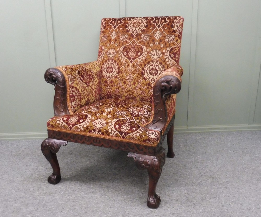 SUPERB 19TH CENTURY ARMCHAIR