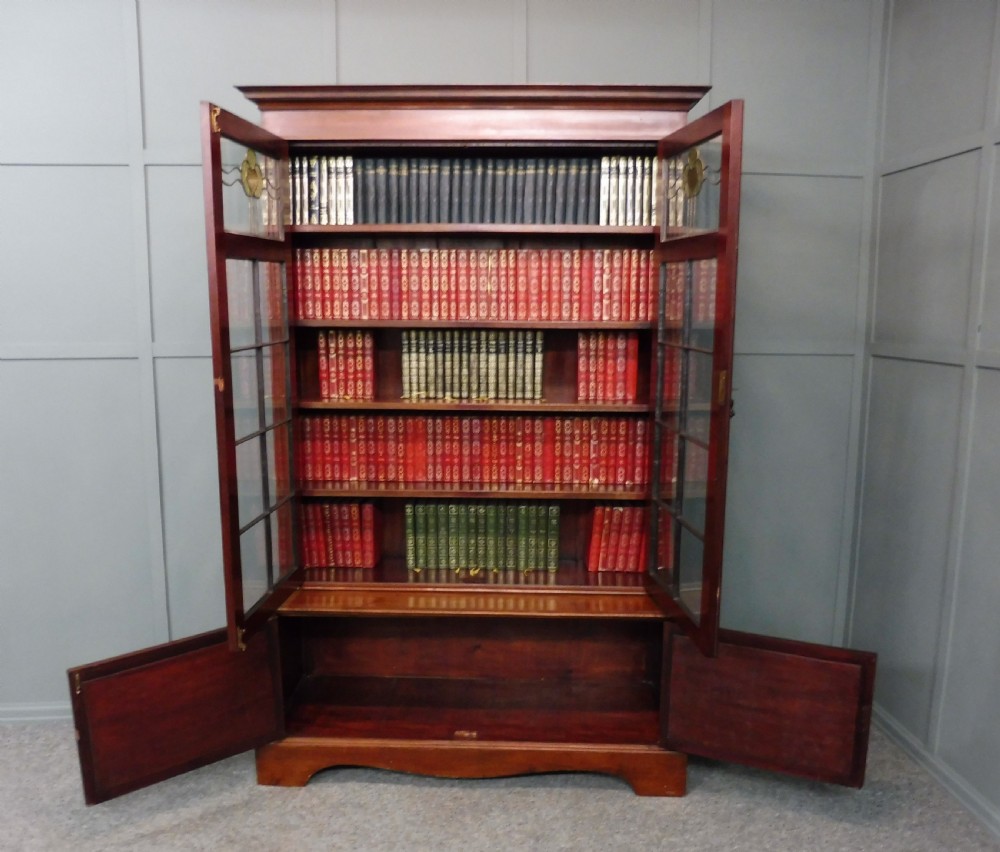 EDWARDIAN MAHOGANY BOOKCASE  View IX