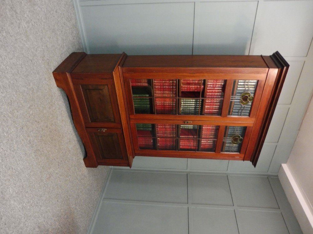 EDWARDIAN MAHOGANY BOOKCASE  View X