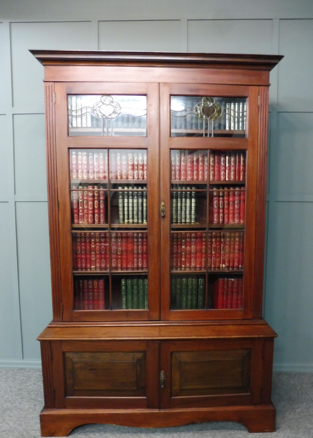 EDWARDIAN MAHOGANY BOOKCASE  View XIII