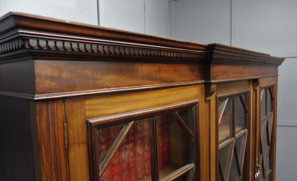 EDWARDIAN MAHOGANY BOOKCASE View VII