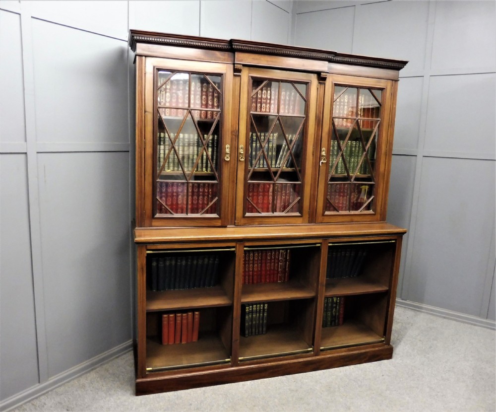 EDWARDIAN MAHOGANY BOOKCASE View X