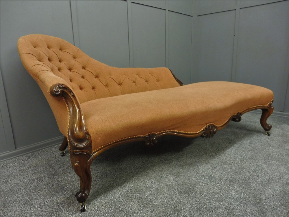 19TH CENTURY ROSEWOOD CHAISE LONGUE View IV