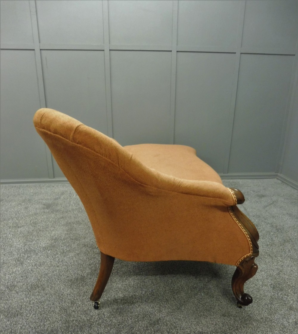 19TH CENTURY ROSEWOOD CHAISE LONGUE View IX