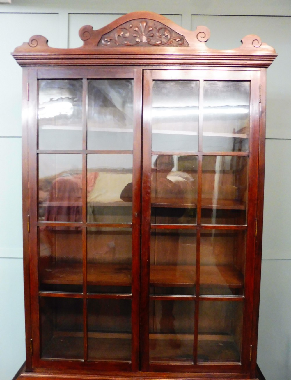 PAIR OF VICTORIAN WALNUT BOOKCASE View VI
