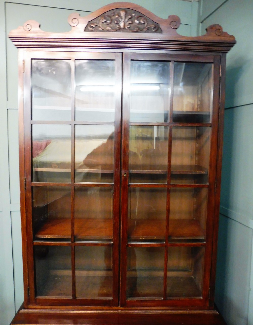 PAIR OF VICTORIAN WALNUT BOOKCASE View VIII