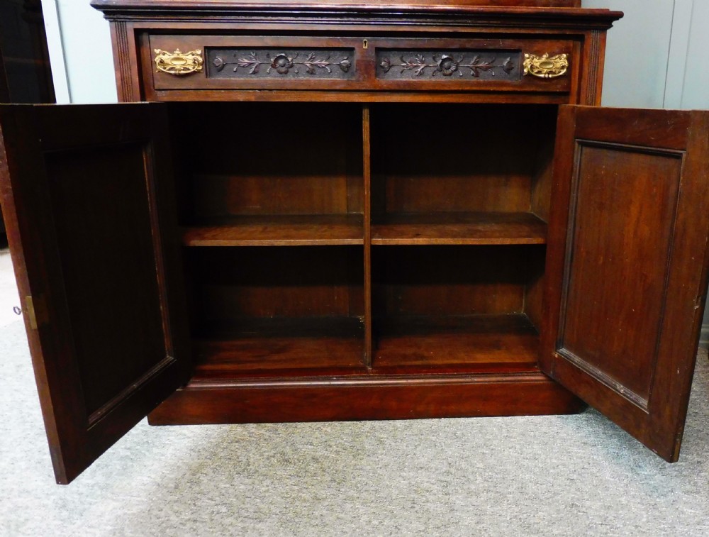 PAIR OF VICTORIAN WALNUT BOOKCASE View XV