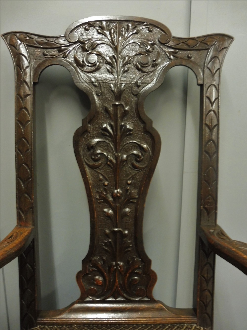 VICTORIAN WELSH OAK ARMCHAIR View III