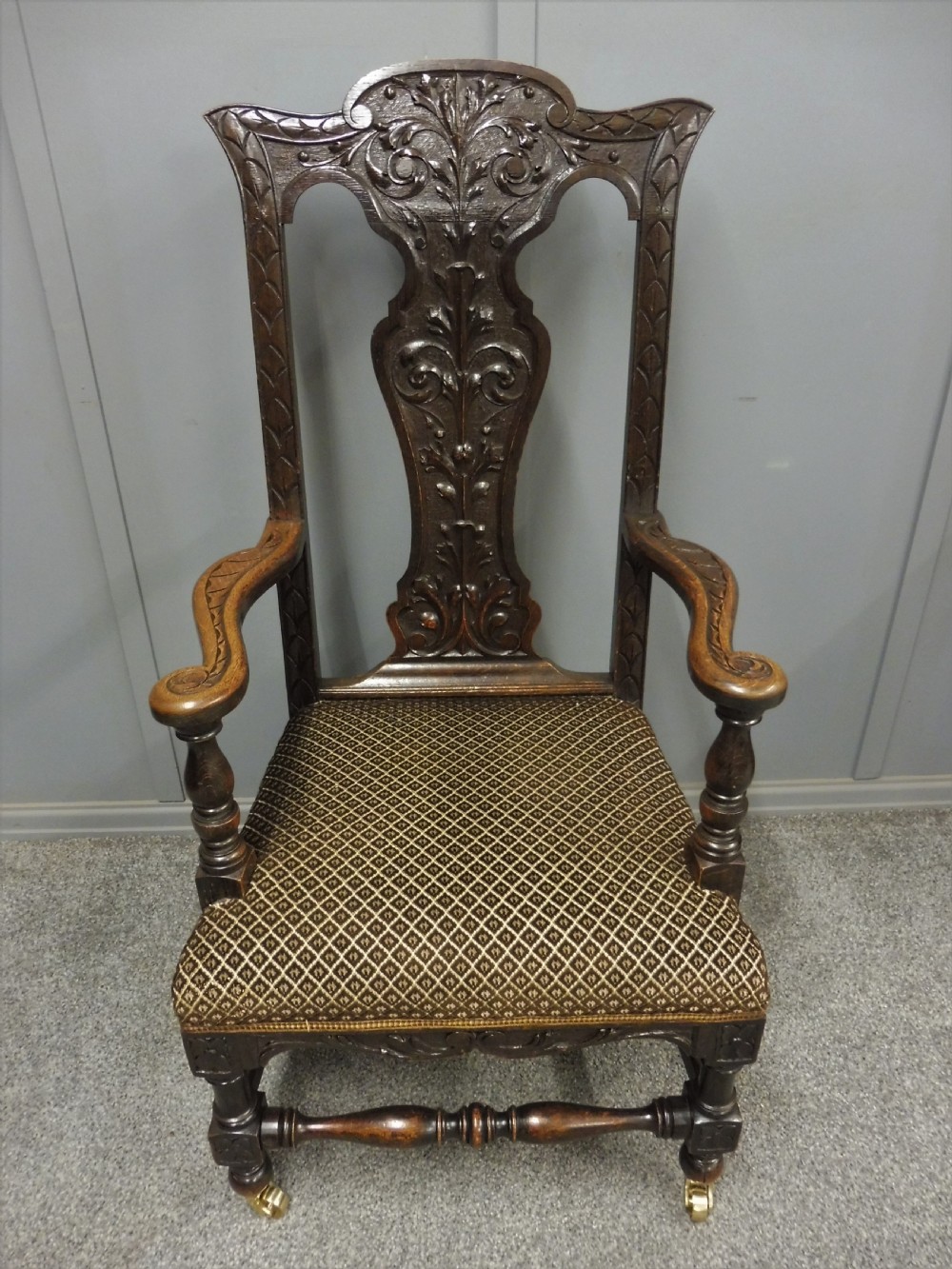 VICTORIAN WELSH OAK ARMCHAIR View IX