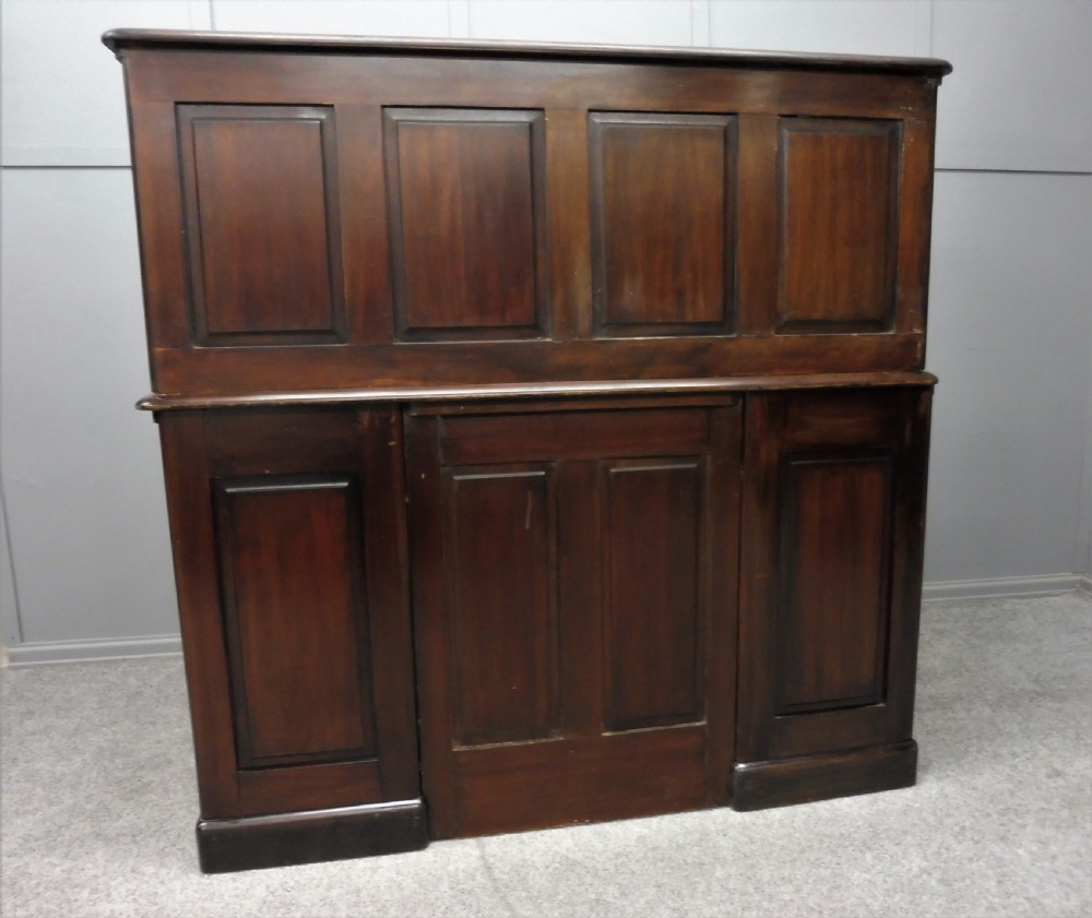 EDWARDIAN MAHOGANY ROLL TOP DESK View IX