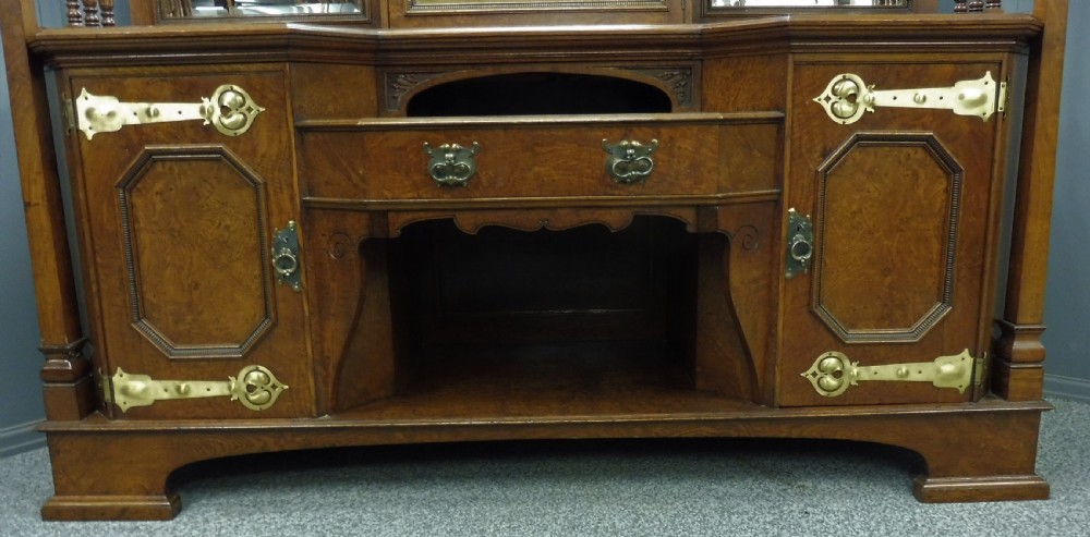 LARGE ARTS AND CRAFTS POLLARD OAK SIDEBOARD View X